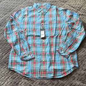 Vineyard Vines Men's Belmont Plaid Shirt Size Medium